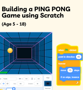 Building a PING PONG Game using Scratch