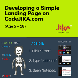 Developing-a-Simple-Landing-Page-on-CodeJIKA.com