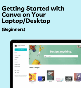Getting Started with Canva on Laptop